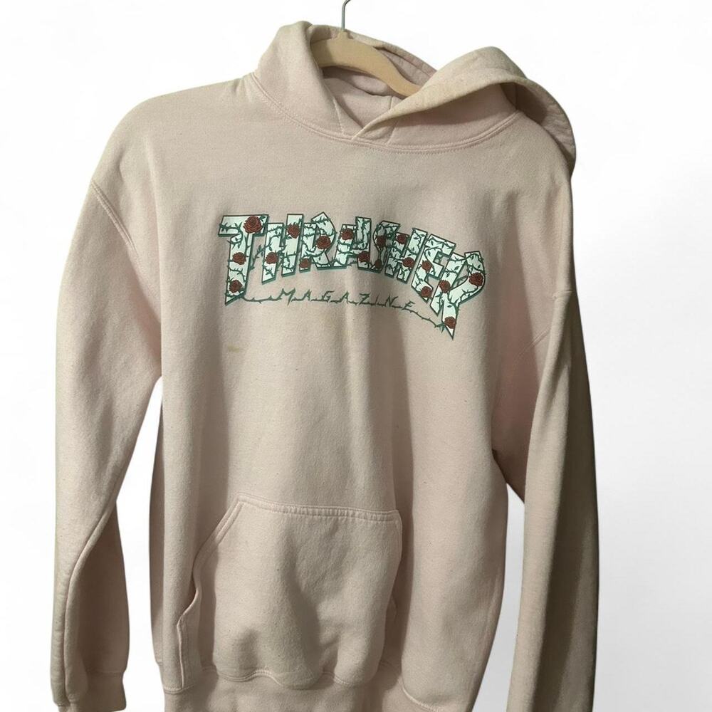 Pink thrasher hoodie with